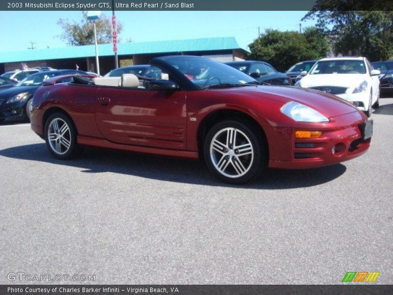 Ultra Red Pearl / Sand Blast 2003 Mitsubishi Eclipse Spyder GTS