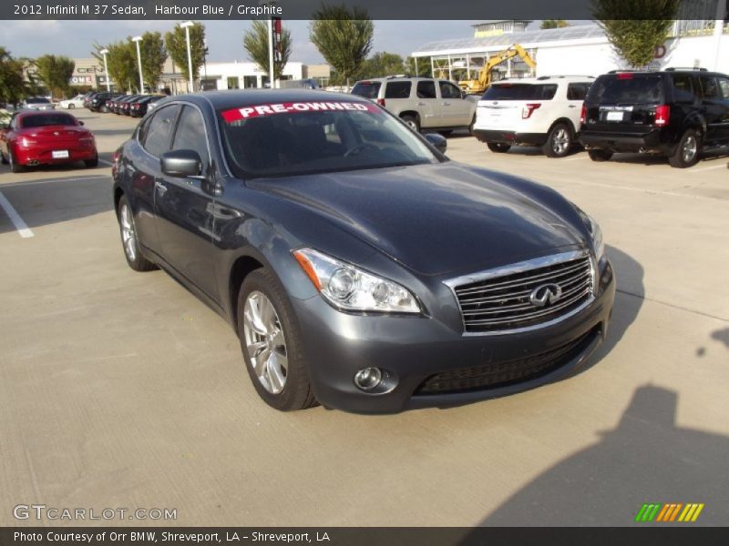 Harbour Blue / Graphite 2012 Infiniti M 37 Sedan
