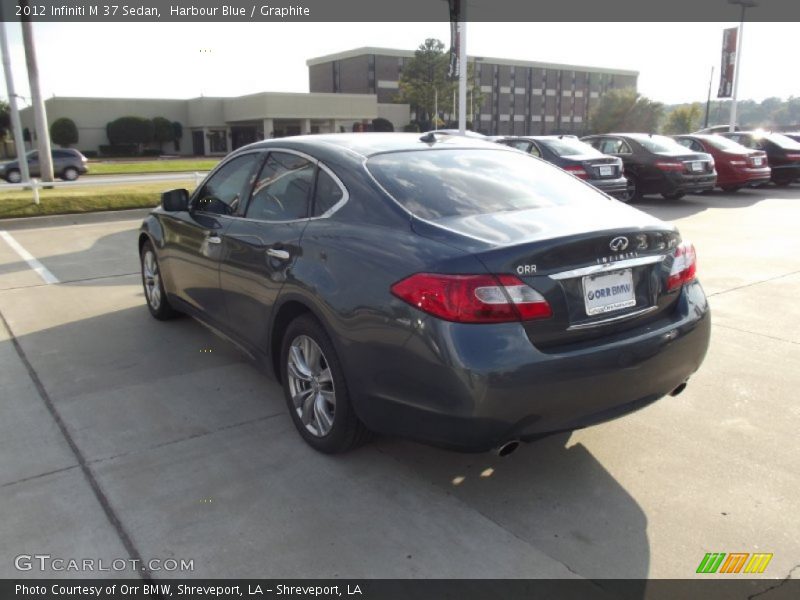 Harbour Blue / Graphite 2012 Infiniti M 37 Sedan