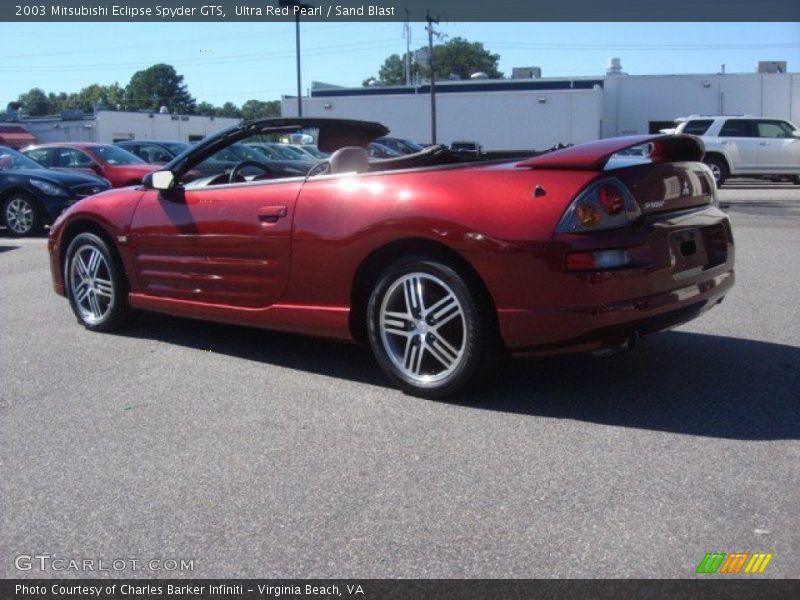 Ultra Red Pearl / Sand Blast 2003 Mitsubishi Eclipse Spyder GTS