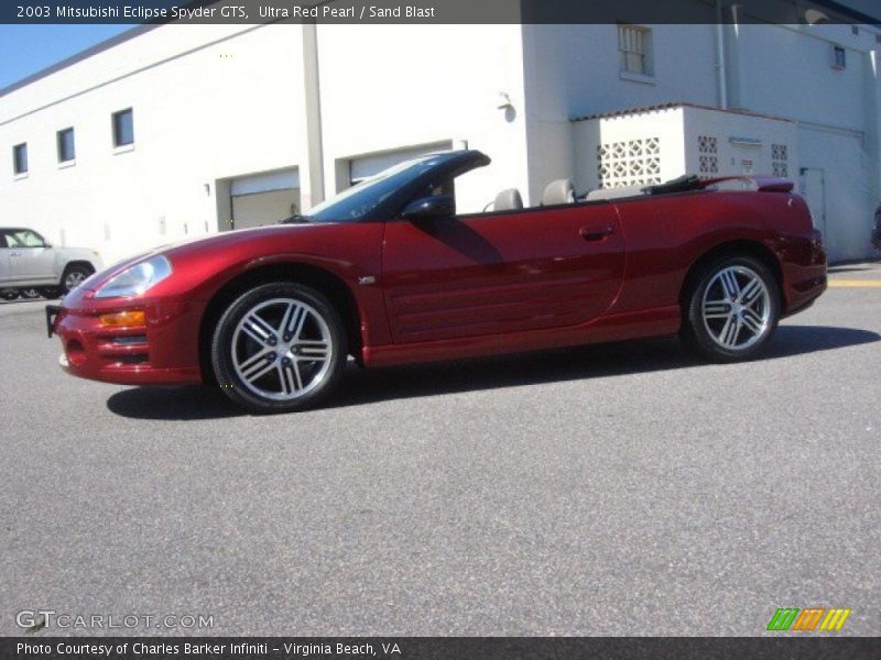 Ultra Red Pearl / Sand Blast 2003 Mitsubishi Eclipse Spyder GTS