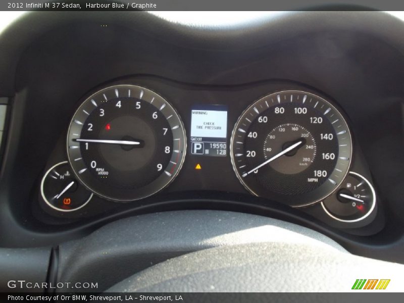 Harbour Blue / Graphite 2012 Infiniti M 37 Sedan