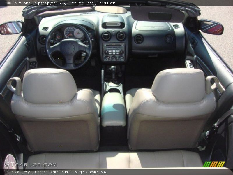 Ultra Red Pearl / Sand Blast 2003 Mitsubishi Eclipse Spyder GTS