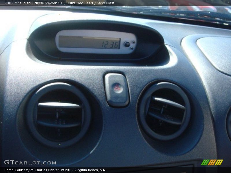 Ultra Red Pearl / Sand Blast 2003 Mitsubishi Eclipse Spyder GTS
