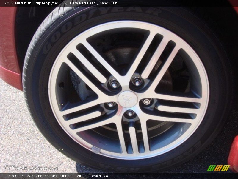 Ultra Red Pearl / Sand Blast 2003 Mitsubishi Eclipse Spyder GTS