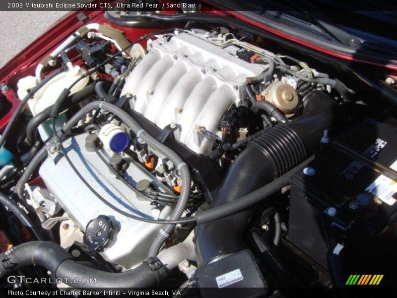 Ultra Red Pearl / Sand Blast 2003 Mitsubishi Eclipse Spyder GTS
