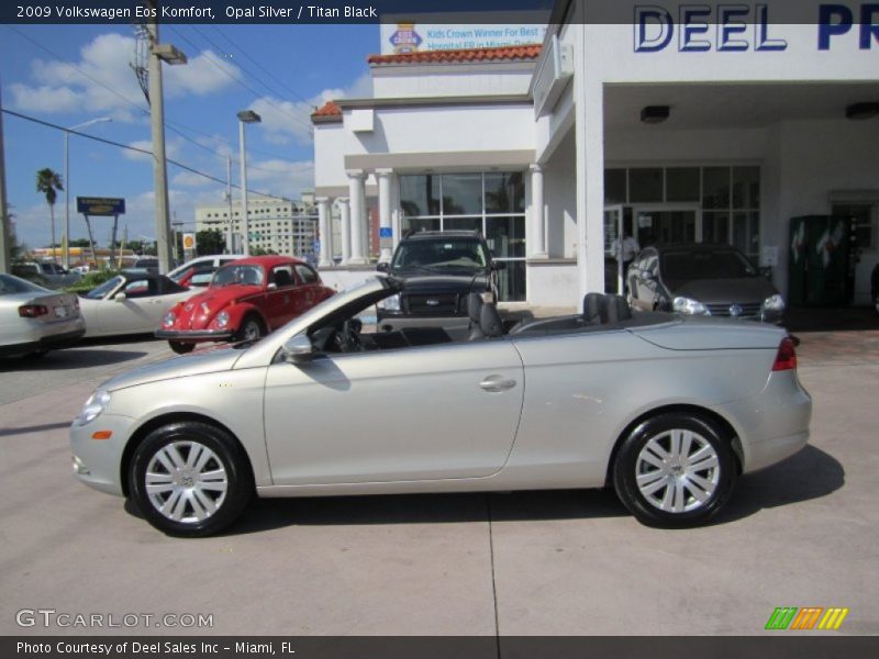 Opal Silver / Titan Black 2009 Volkswagen Eos Komfort