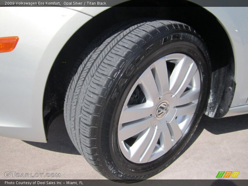 Opal Silver / Titan Black 2009 Volkswagen Eos Komfort