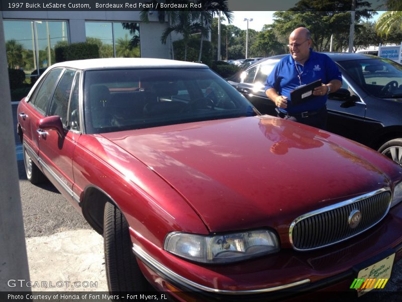 Bordeaux Red Pearl / Bordeaux Red 1997 Buick LeSabre Custom