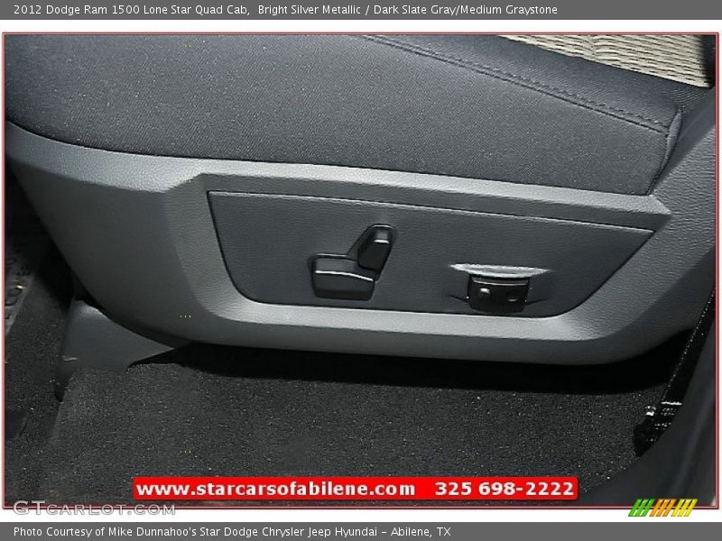 Bright Silver Metallic / Dark Slate Gray/Medium Graystone 2012 Dodge Ram 1500 Lone Star Quad Cab
