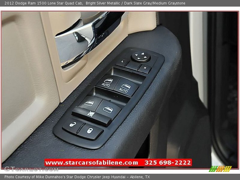 Bright Silver Metallic / Dark Slate Gray/Medium Graystone 2012 Dodge Ram 1500 Lone Star Quad Cab