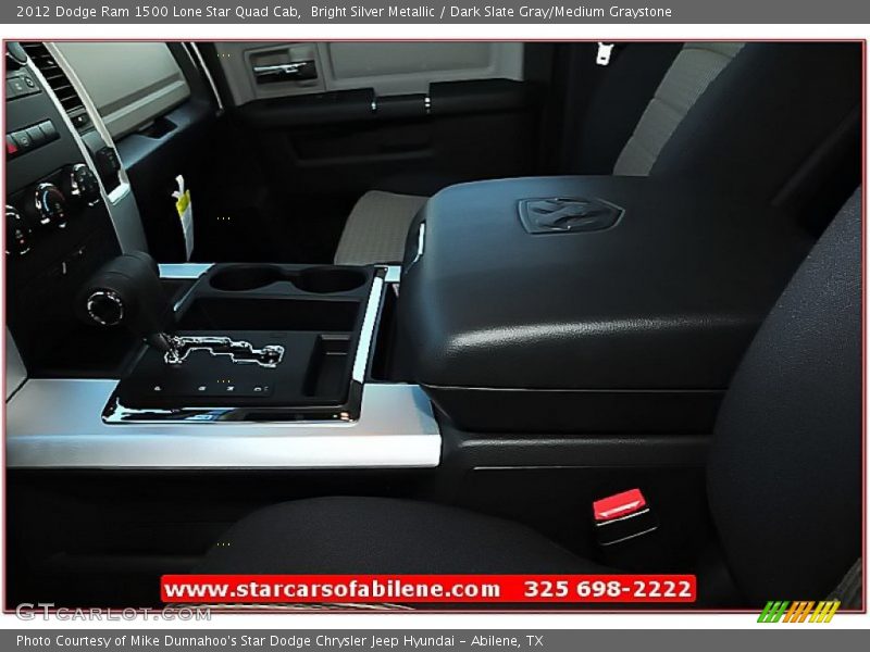 Bright Silver Metallic / Dark Slate Gray/Medium Graystone 2012 Dodge Ram 1500 Lone Star Quad Cab