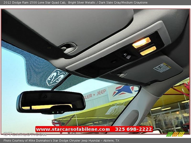 Bright Silver Metallic / Dark Slate Gray/Medium Graystone 2012 Dodge Ram 1500 Lone Star Quad Cab