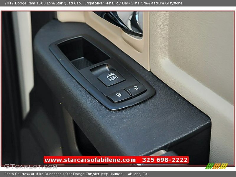 Bright Silver Metallic / Dark Slate Gray/Medium Graystone 2012 Dodge Ram 1500 Lone Star Quad Cab