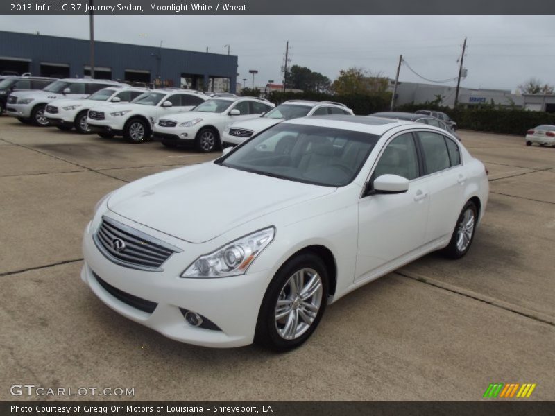 Moonlight White / Wheat 2013 Infiniti G 37 Journey Sedan