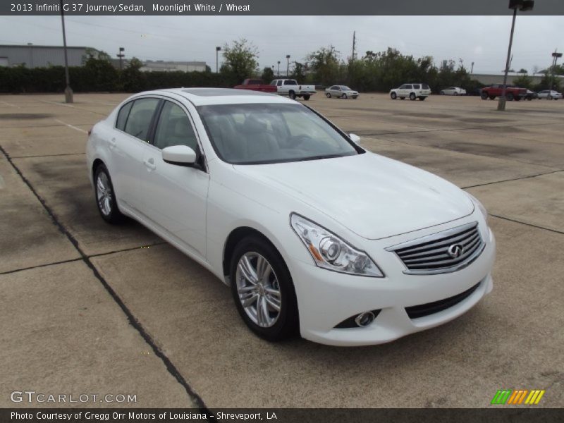 Moonlight White / Wheat 2013 Infiniti G 37 Journey Sedan