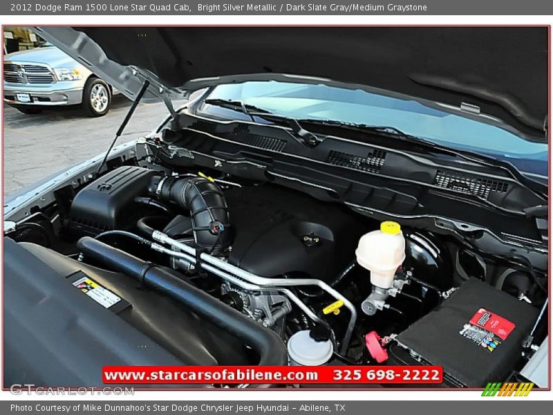 Bright Silver Metallic / Dark Slate Gray/Medium Graystone 2012 Dodge Ram 1500 Lone Star Quad Cab