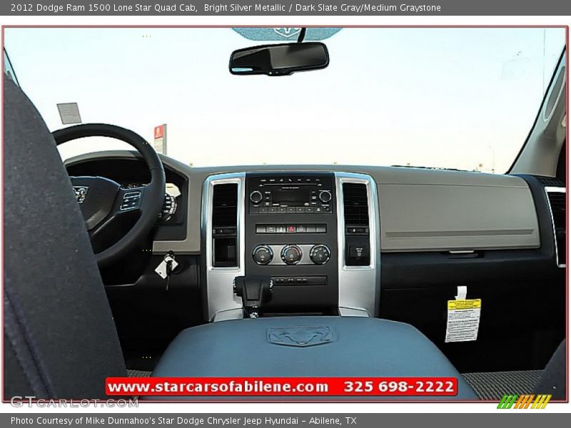 Bright Silver Metallic / Dark Slate Gray/Medium Graystone 2012 Dodge Ram 1500 Lone Star Quad Cab