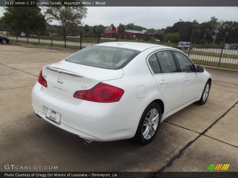 Moonlight White / Wheat 2013 Infiniti G 37 Journey Sedan