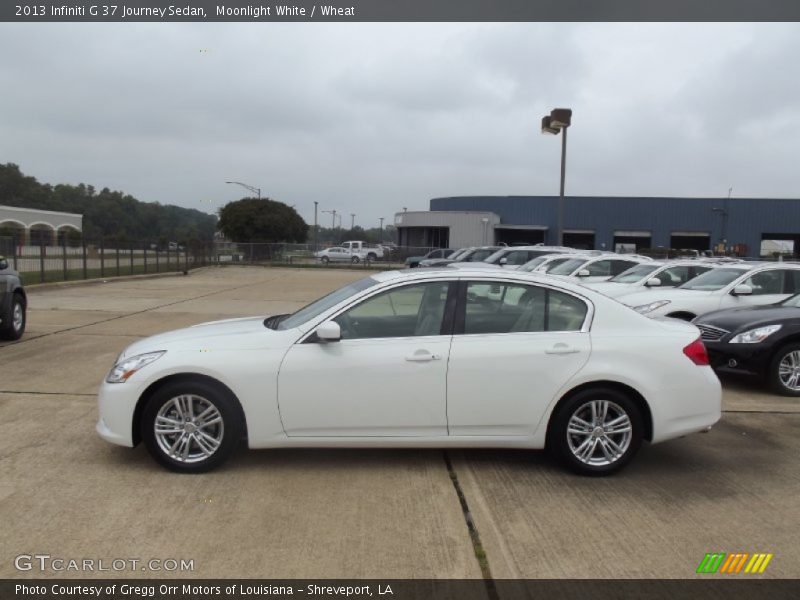 Moonlight White / Wheat 2013 Infiniti G 37 Journey Sedan