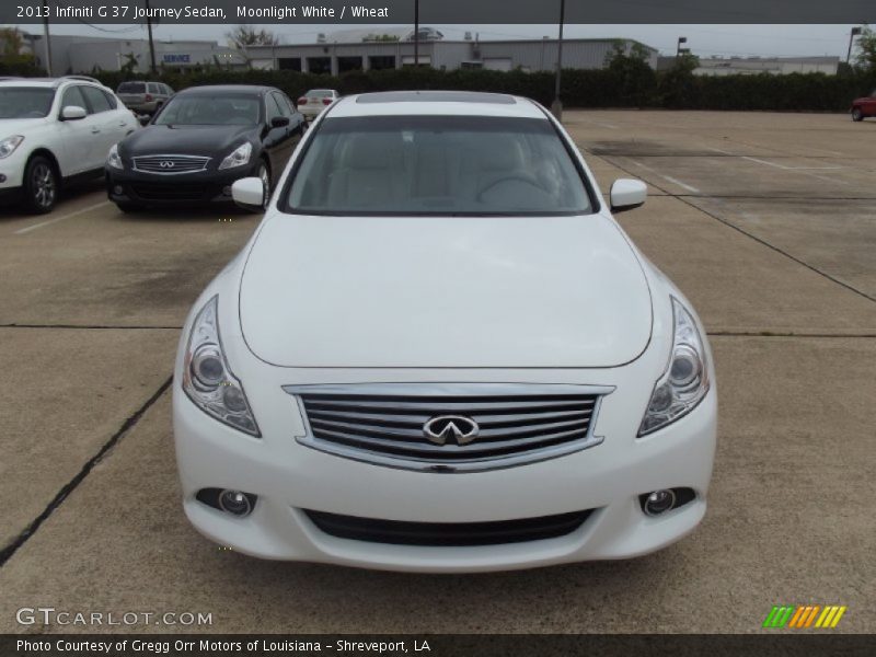 Moonlight White / Wheat 2013 Infiniti G 37 Journey Sedan