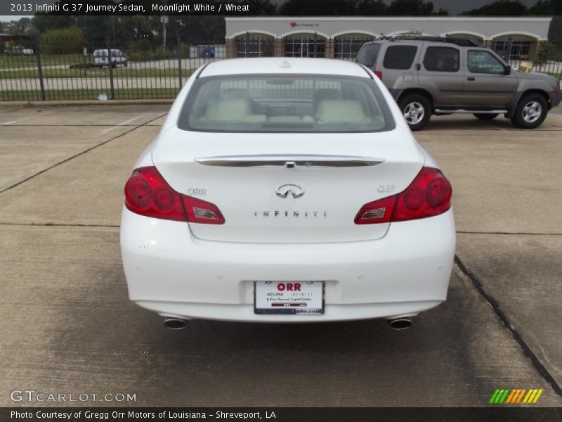 Moonlight White / Wheat 2013 Infiniti G 37 Journey Sedan
