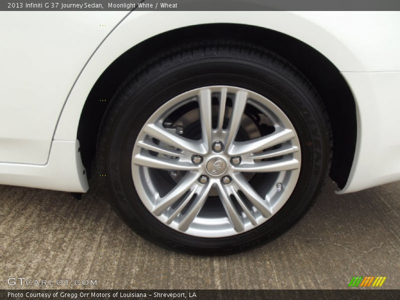 Moonlight White / Wheat 2013 Infiniti G 37 Journey Sedan