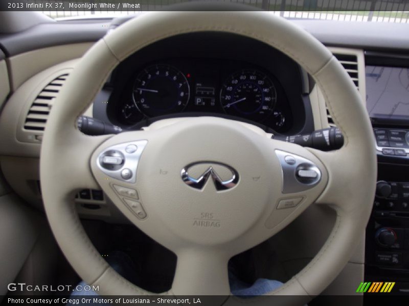 Moonlight White / Wheat 2013 Infiniti FX 37