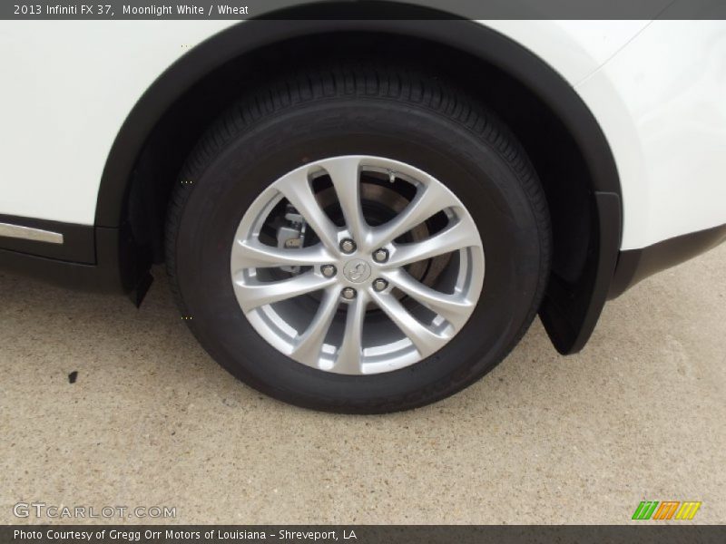 Moonlight White / Wheat 2013 Infiniti FX 37