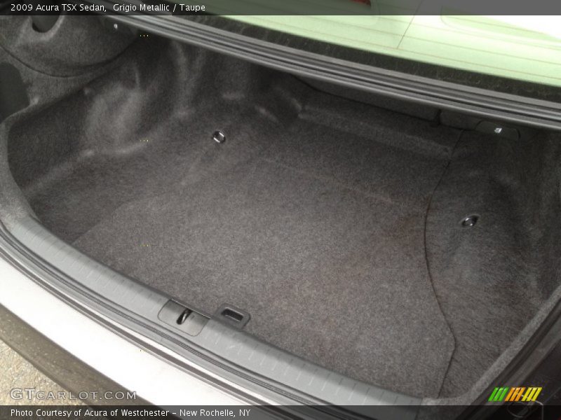 Grigio Metallic / Taupe 2009 Acura TSX Sedan