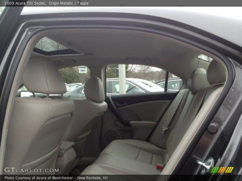 Grigio Metallic / Taupe 2009 Acura TSX Sedan