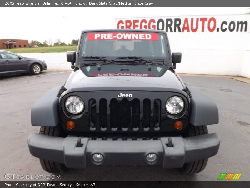 Black / Dark Slate Gray/Medium Slate Gray 2009 Jeep Wrangler Unlimited X 4x4
