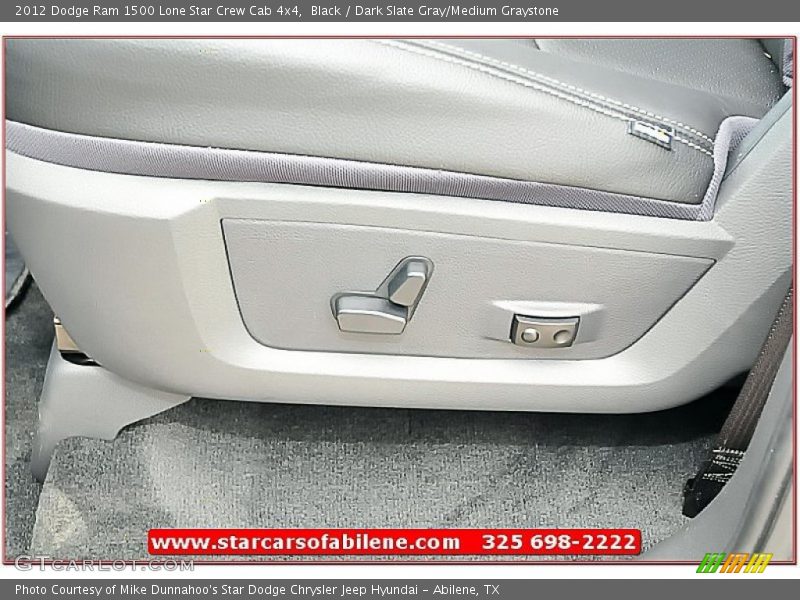 Black / Dark Slate Gray/Medium Graystone 2012 Dodge Ram 1500 Lone Star Crew Cab 4x4