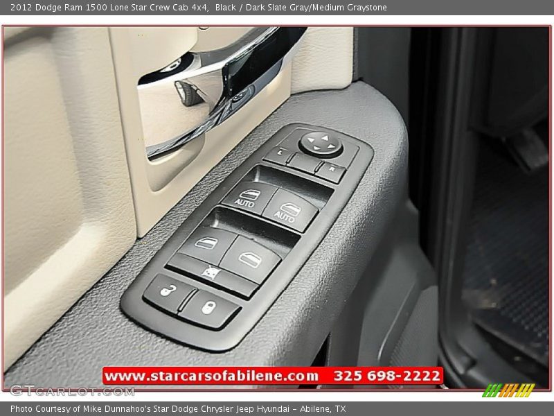 Black / Dark Slate Gray/Medium Graystone 2012 Dodge Ram 1500 Lone Star Crew Cab 4x4
