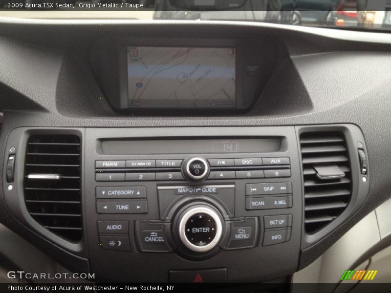 Grigio Metallic / Taupe 2009 Acura TSX Sedan