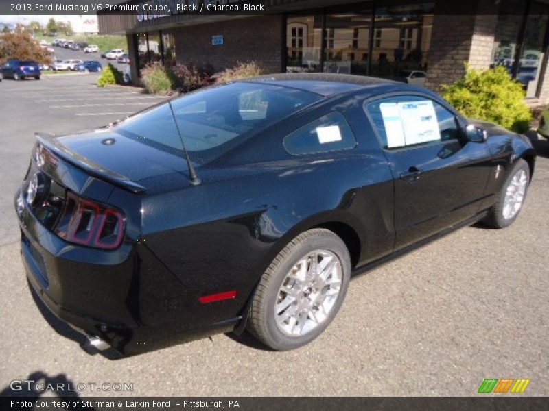 Black / Charcoal Black 2013 Ford Mustang V6 Premium Coupe