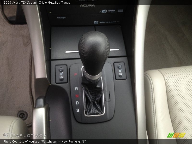 Grigio Metallic / Taupe 2009 Acura TSX Sedan
