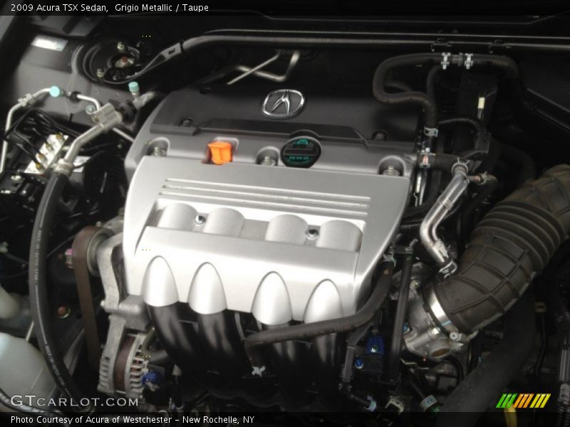 Grigio Metallic / Taupe 2009 Acura TSX Sedan