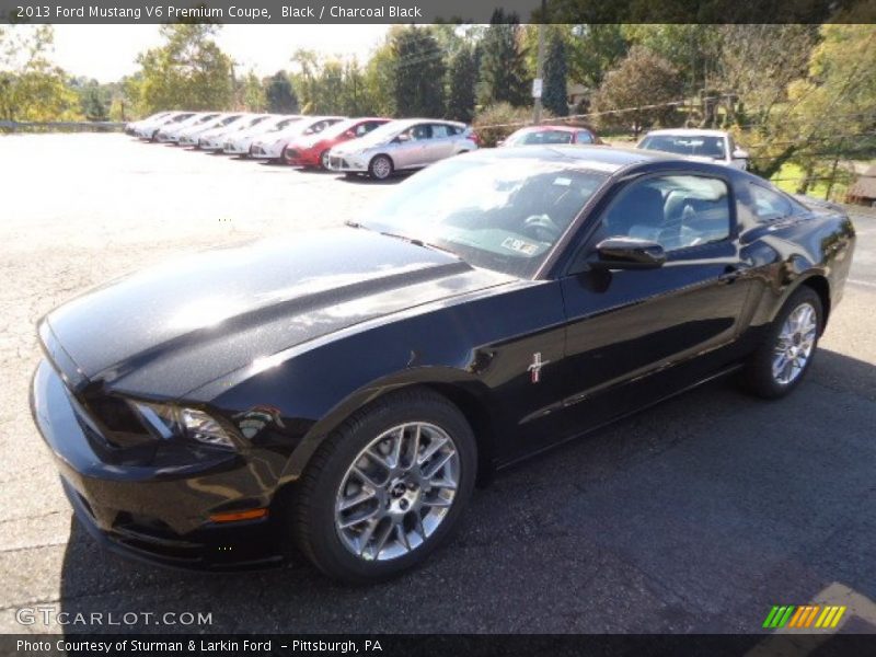 Black / Charcoal Black 2013 Ford Mustang V6 Premium Coupe