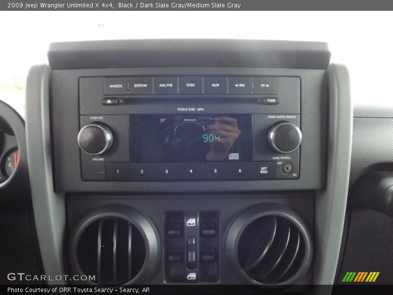 Black / Dark Slate Gray/Medium Slate Gray 2009 Jeep Wrangler Unlimited X 4x4