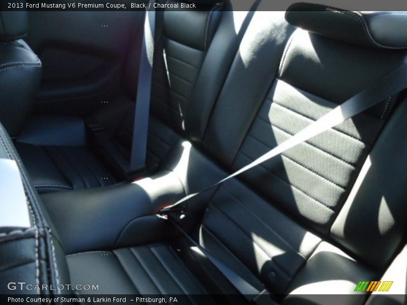 Black / Charcoal Black 2013 Ford Mustang V6 Premium Coupe
