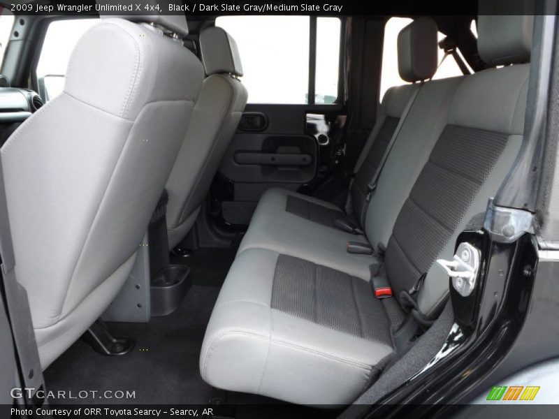 Black / Dark Slate Gray/Medium Slate Gray 2009 Jeep Wrangler Unlimited X 4x4