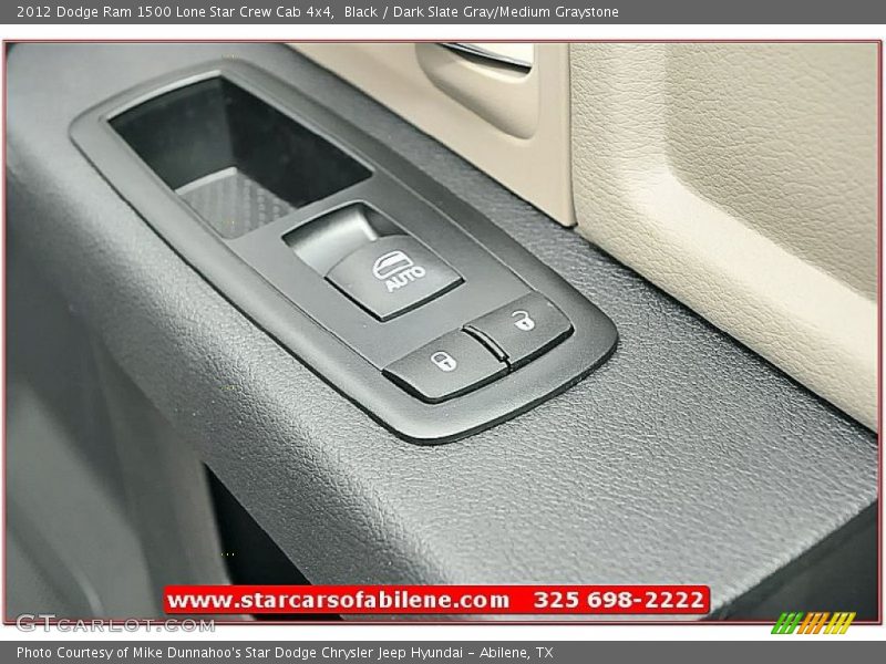Black / Dark Slate Gray/Medium Graystone 2012 Dodge Ram 1500 Lone Star Crew Cab 4x4