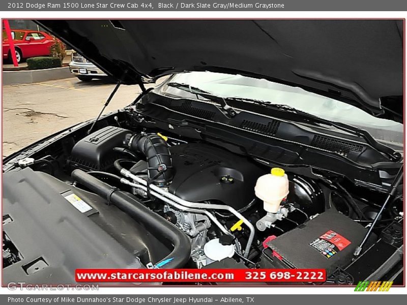 Black / Dark Slate Gray/Medium Graystone 2012 Dodge Ram 1500 Lone Star Crew Cab 4x4