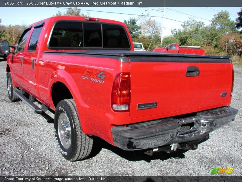 Red Clearcoat / Medium Flint 2005 Ford F250 Super Duty FX4 Crew Cab 4x4