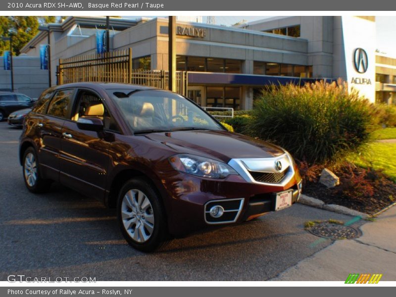 Basque Red Pearl / Taupe 2010 Acura RDX SH-AWD
