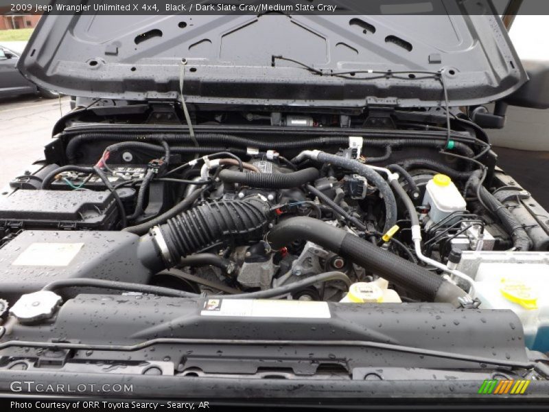 Black / Dark Slate Gray/Medium Slate Gray 2009 Jeep Wrangler Unlimited X 4x4