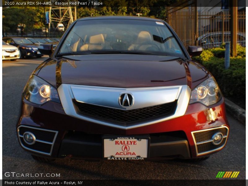 Basque Red Pearl / Taupe 2010 Acura RDX SH-AWD