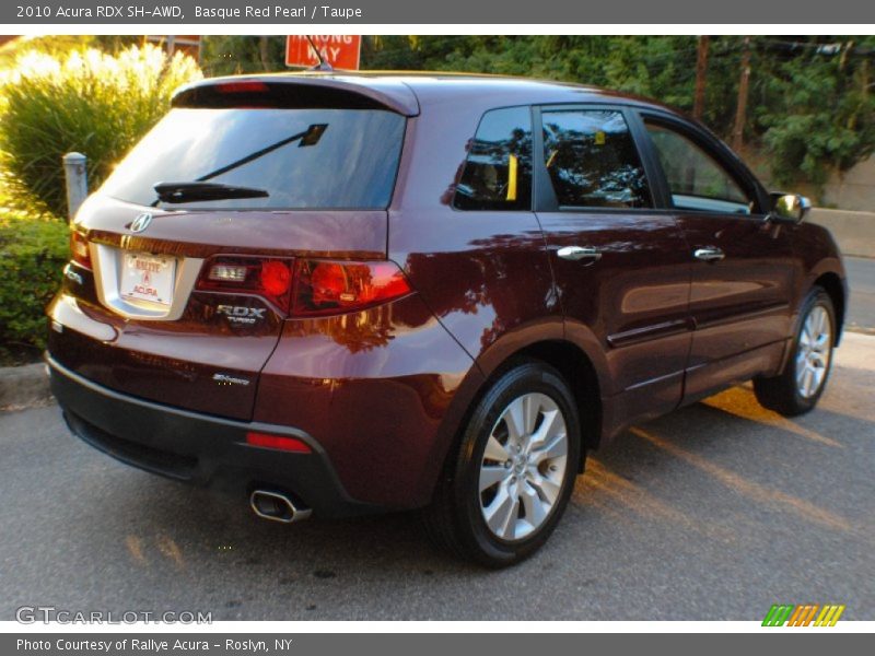 Basque Red Pearl / Taupe 2010 Acura RDX SH-AWD