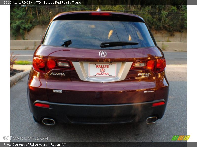 Basque Red Pearl / Taupe 2010 Acura RDX SH-AWD